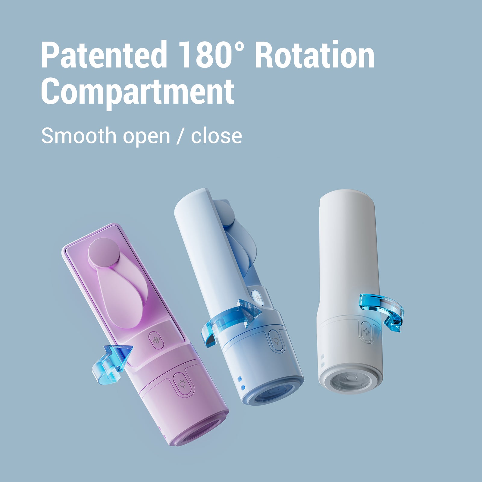 SodaRide AirLuxe mini Portable Handheld Fan