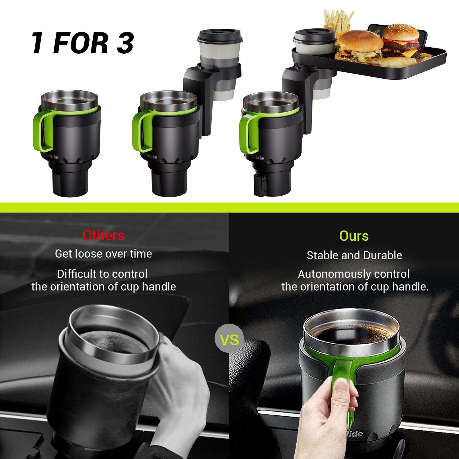SodaRide Family Set Car Cup Holder
